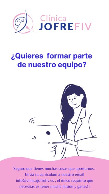 ¿QUIERES FORMAR PARTE DE NUESTRO EQUIPO?